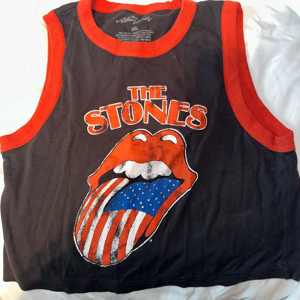 Rolling Stones Ringer Tee Tank - Picture 2 of 3